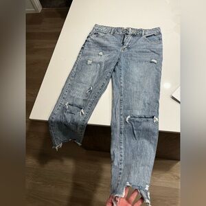 Insane gene distressed jeans